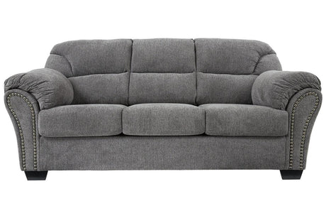 Allmaxx Pewter Fabric Sofa by Ashley at Eve Furniture
