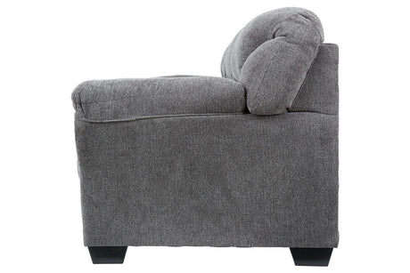 Allmaxx Pewter Fabric Sofa by Ashley at Eve Furniture