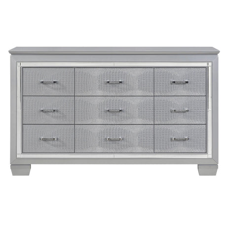 Allura Silver Dresser by Homelegance at Eve Furniture