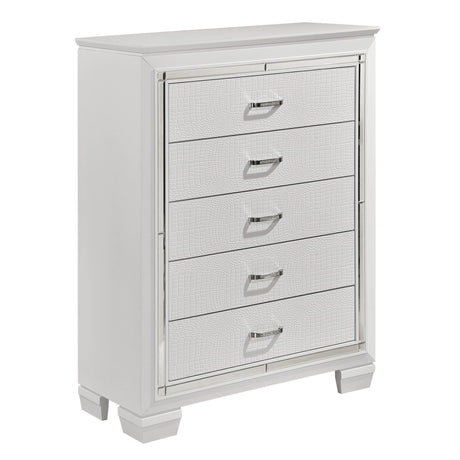 Allura White Chest by Homelegance at Eve Furniture