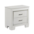 Allura White Nightstand by Homelegance at Eve Furniture