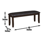 Ally Bench, Antique Charcoal by Steve Silver at Eve Furniture