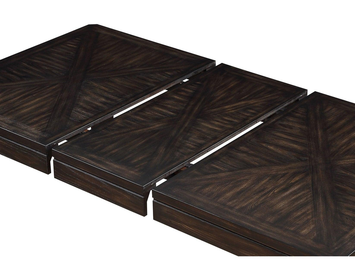 Ally 60-78 inch Dining Table w/18″ Leaf by Steve Silver at Eve Furniture