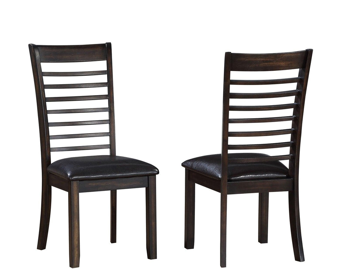 Ally Side Chair, Antique Charcoal, Set of 2 by Steve Silver at Eve Furniture