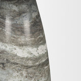 Allyson 42" Round Pedestal Dining Table | Marble | Seats 4 by Mercana at Eve Furniture