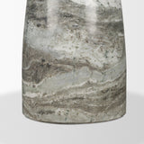 Allyson 42" Round Pedestal Dining Table | Marble | Seats 4 by Mercana at Eve Furniture