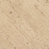 Allyson 42" Light Wood Base w/ Travertine Top Dining Table by Mercana at Eve Furniture