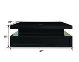 Alma Black Coffee Table by New Era Innovations at Eve Furniture