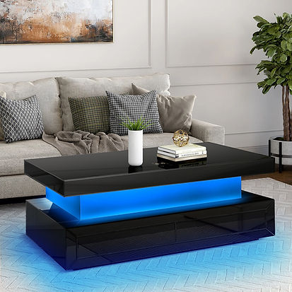 Alma Black Coffee Table by New Era Innovations at Eve Furniture