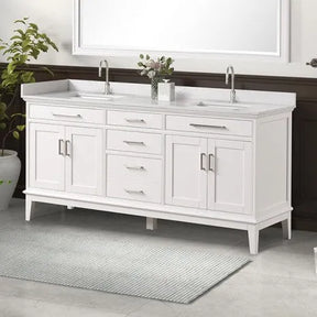 Almeria White Vanity Set with Mirror by Furniture of America at Eve Furniture