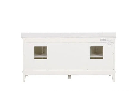Almeria White Vanity Set with Mirror by Furniture of America at Eve Furniture