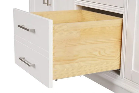 Almeria White Vanity Set with Mirror by Furniture of America at Eve Furniture
