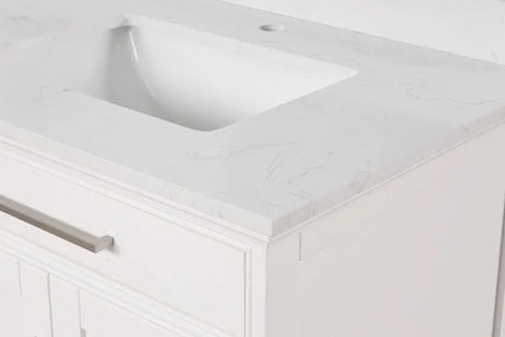 Almeria White Vanity Set with Mirror by Furniture of America at Eve Furniture