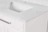 Almeria White Vanity Set with Mirror by Furniture of America at Eve Furniture