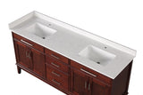 Almeria White/Cherry Vanity Set by Furniture of America at Eve Furniture