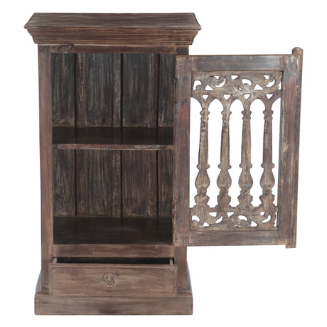 Almirah Cabinet with Cast Iron, One Door and One Drawer by Home Trends & Design at Eve Furniture