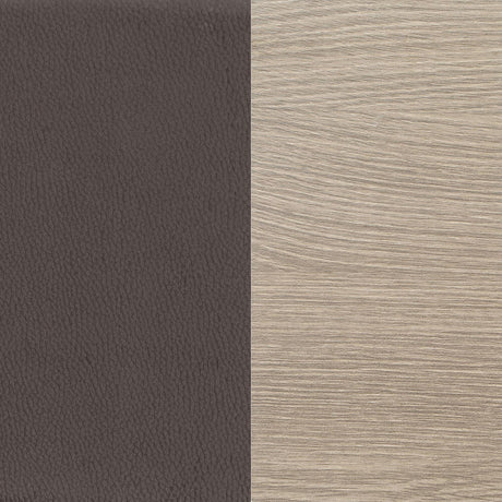 Aloma Dark Brown Armless Tufted Accent Chair by Coaster at Eve Furniture