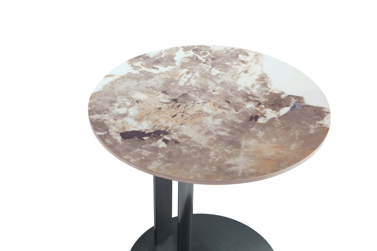 Alondra Coffee Table and End Table in Black (set of 2) by Manhattan Comfort at Eve Furniture