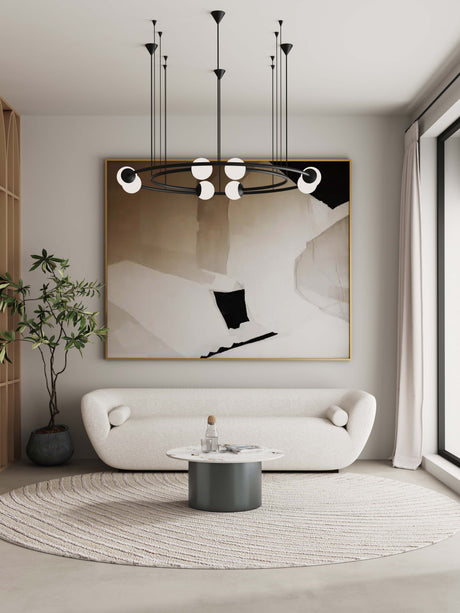 Alondra Coffee Table in Black by Manhattan Comfort at Eve Furniture