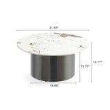 Alondra Coffee Table in Black by Manhattan Comfort at Eve Furniture