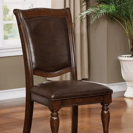 Alpena Brown Cherry 9-Piece Dining Room Set by Furniture of America at Eve Furniture