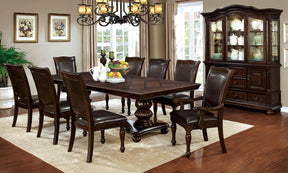 Alpena Brown Cherry Dining Table Only by Furniture of America at Eve Furniture