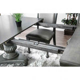 Alpena Gray 7-Piece Dining Room Set by Furniture of America at Eve Furniture
