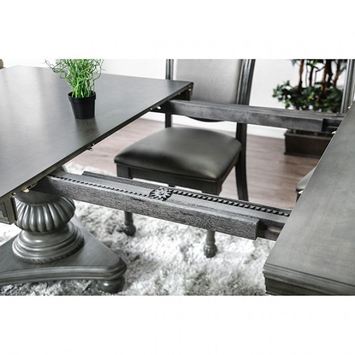 Alpena Gray 9-Piece Dining Room Set by Furniture of America at Eve Furniture