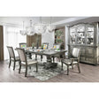 Alpena Gray 9-Piece Dining Room Set by Furniture of America at Eve Furniture