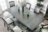 Alpena Gray Dining Table Only by Furniture of America at Eve Furniture