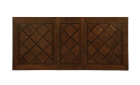 Alpena Brown Cherry Dining Table by Furniture of America at Eve Furniture