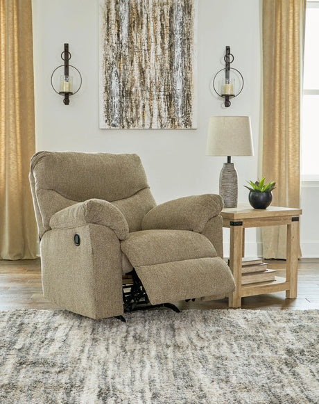 Alphons Briar Manual Recliner by Ashley at Eve Furniture