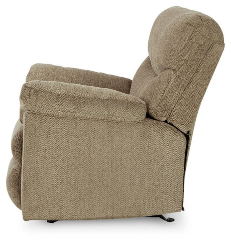 Alphons Briar Manual Recliner by Ashley at Eve Furniture