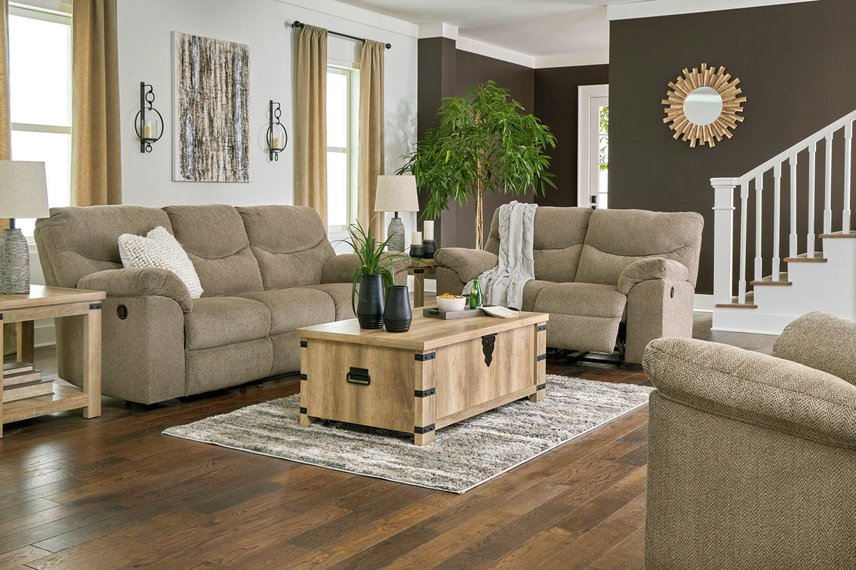 Alphons Briar Manual Reclining Living Room Set by Ashley at Eve Furniture