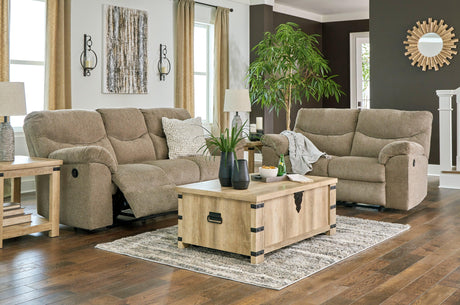 Alphons Briar Manual Reclining Living Room Set by Ashley at Eve Furniture