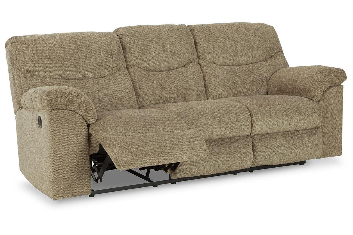 Alphons Briar Manual Reclining Sofa by Ashley at Eve Furniture