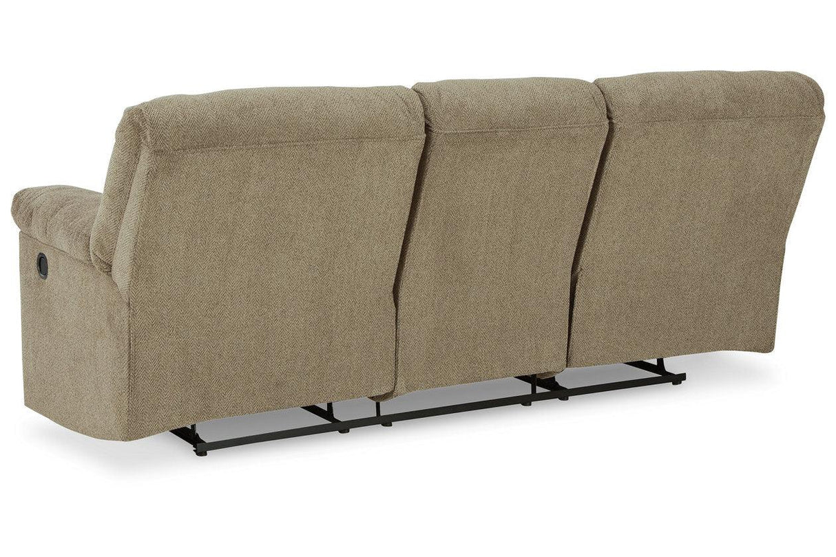 Alphons Briar Manual Reclining Sofa by Ashley at Eve Furniture