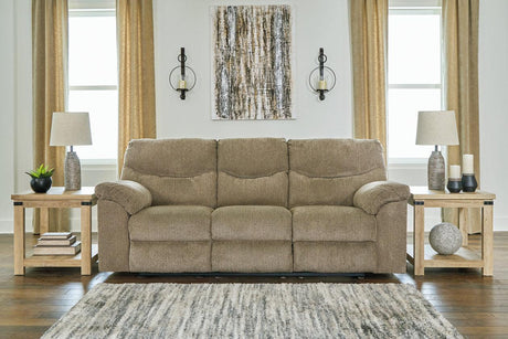 Alphons Briar Manual Reclining Sofa by Ashley at Eve Furniture