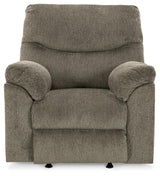 Alphons Putty Manual Recliner by Ashley at Eve Furniture