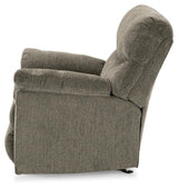 Alphons Putty Manual Recliner by Ashley at Eve Furniture
