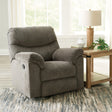 Alphons Putty Manual Recliner by Ashley at Eve Furniture
