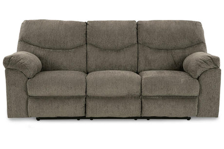 Alphons Putty Manual Reclining Sofa by Ashley at Eve Furniture