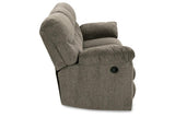 Alphons Putty Manual Reclining Sofa by Ashley at Eve Furniture