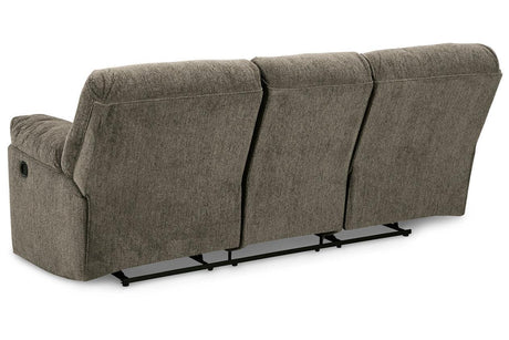 Alphons Putty Manual Reclining Sofa by Ashley at Eve Furniture