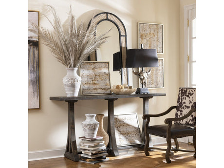 Alpine Brown Console Table by Crestview at Eve Furniture