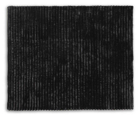 Alsonwell Black Throw by Ashley at Eve Furniture