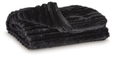 Alsonwell Black Throw by Ashley at Eve Furniture