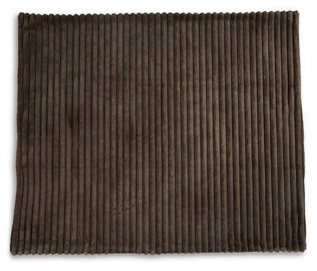 Alsonwell Brown Throw by Ashley at Eve Furniture