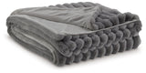 Alsonwell Gray Throw by Ashley at Eve Furniture