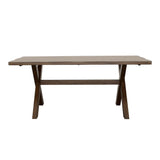 Alston Knotty Nutmeg X-Shaped Dining Table by Coaster at Eve Furniture